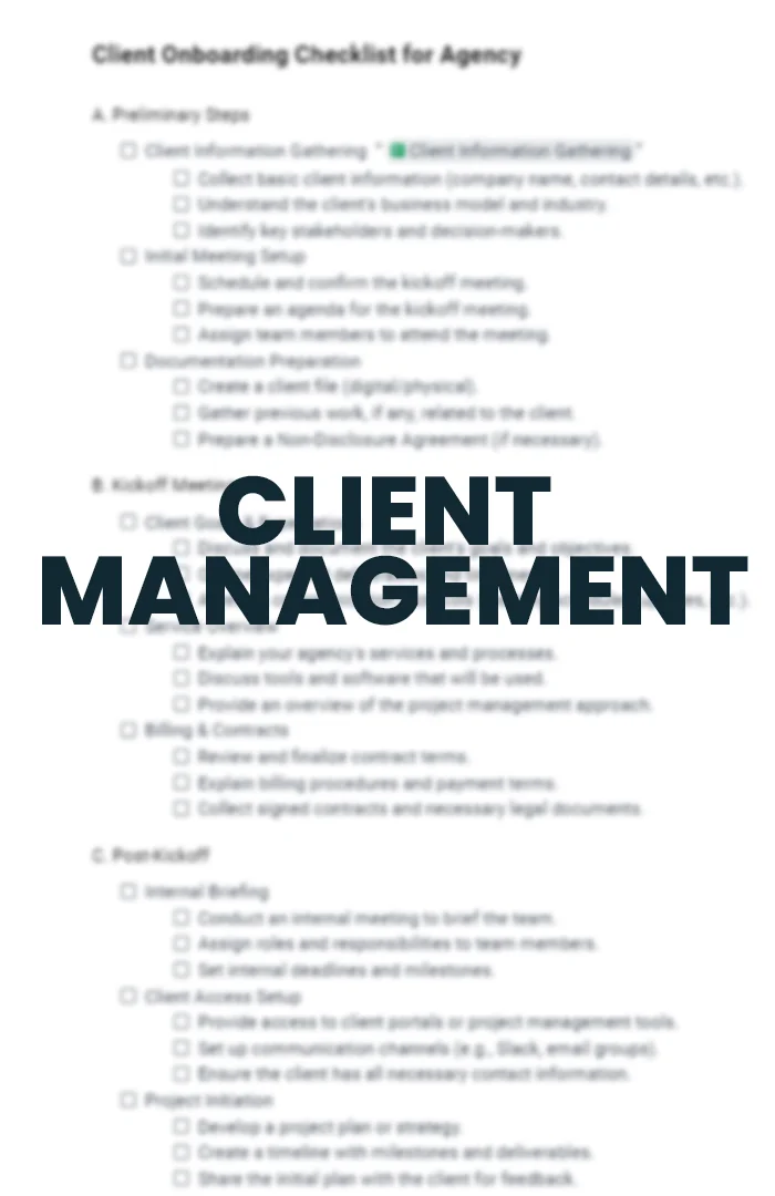 1 Client Management