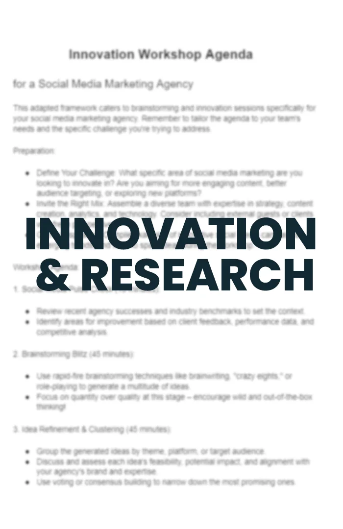 3 Innovation & Research