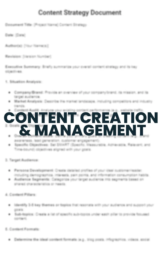 4 Content Creation & Management