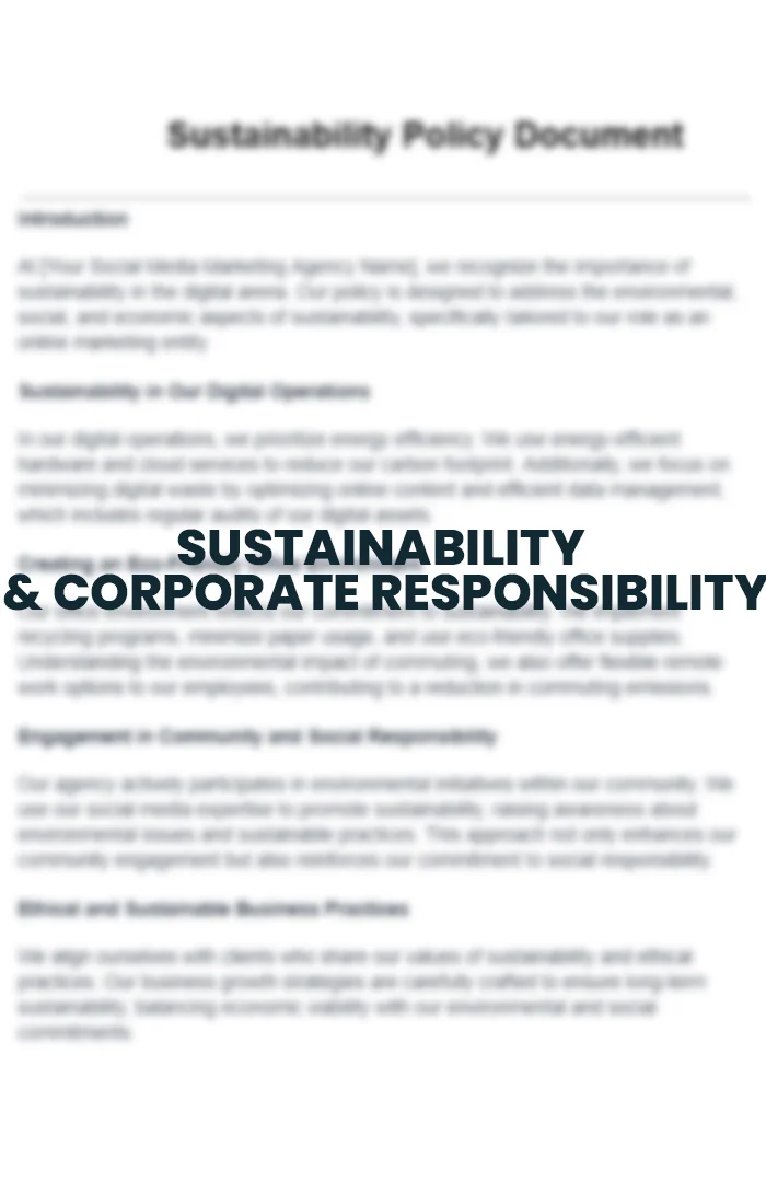 4 Sustainability & Corporate Responsibility