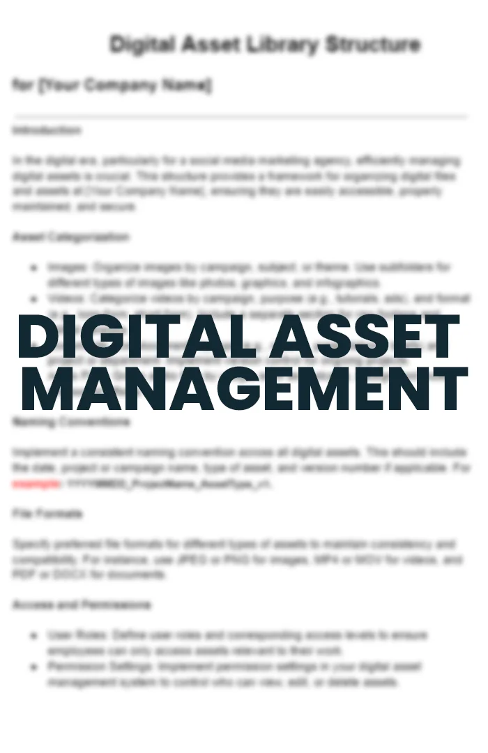 5 Digital Asset Management